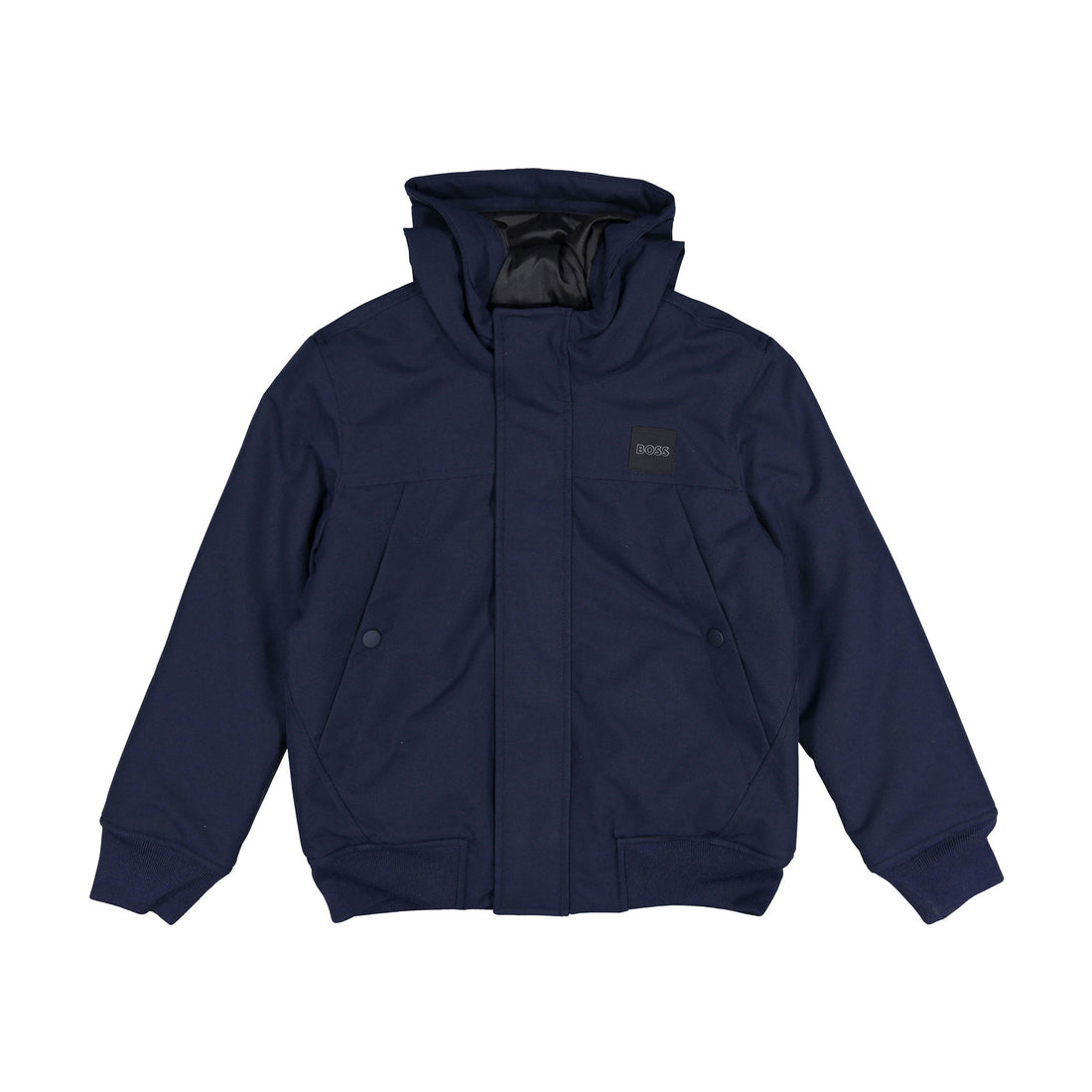 Hugo Boss Navy Hooded Parka