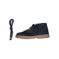 Petit Nord Navy Suede Desert Boot with Lace