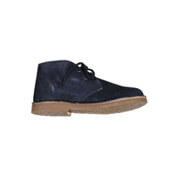 Petit Nord Navy Suede Desert Boot with Lace