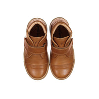 Petit Nord Cognac Kicks with Velcro