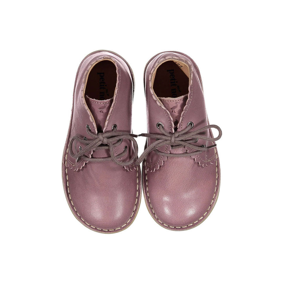 Petit Nord Lavender Scallop Boot