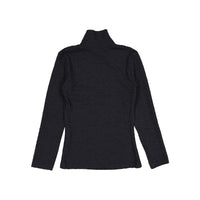 Ava and Lu Black Detailed Turtleneck