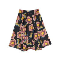 Ava and Lu Big Flowers Silky Skirt