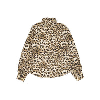 Ava and Lu Leopard Ruffle Trim Blouse