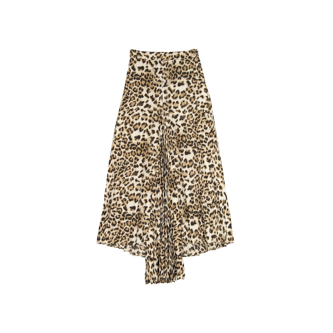 Ava and Lu Leopard Pleated Midi Skirt