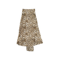 Ava and Lu Leopard Pleated Midi Skirt
