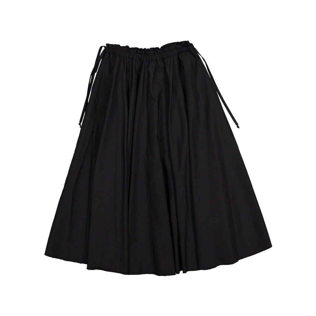 Venera Arapu Black Tafetta Circle Skirt
