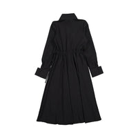 Venera Arapu Black Circle Shirt Dress