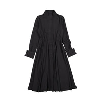 Venera Arapu Black Circle Shirt Dress