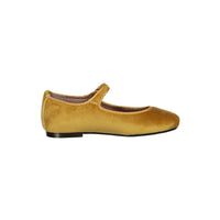 Papanatas Dijon Velvet Button Mary Jane