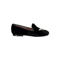 Papanatas Black Velvet Smoking Slipper