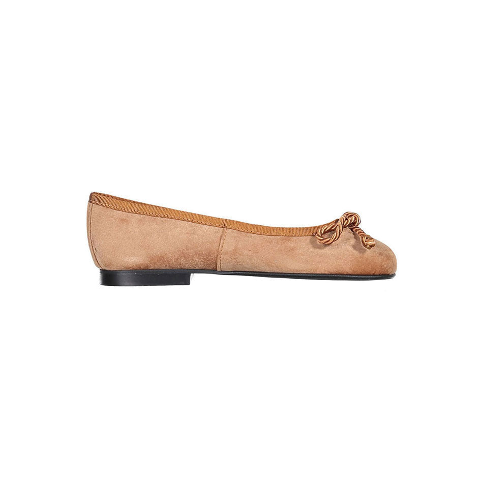 Papanatas Skin Velvet Ballet Flat