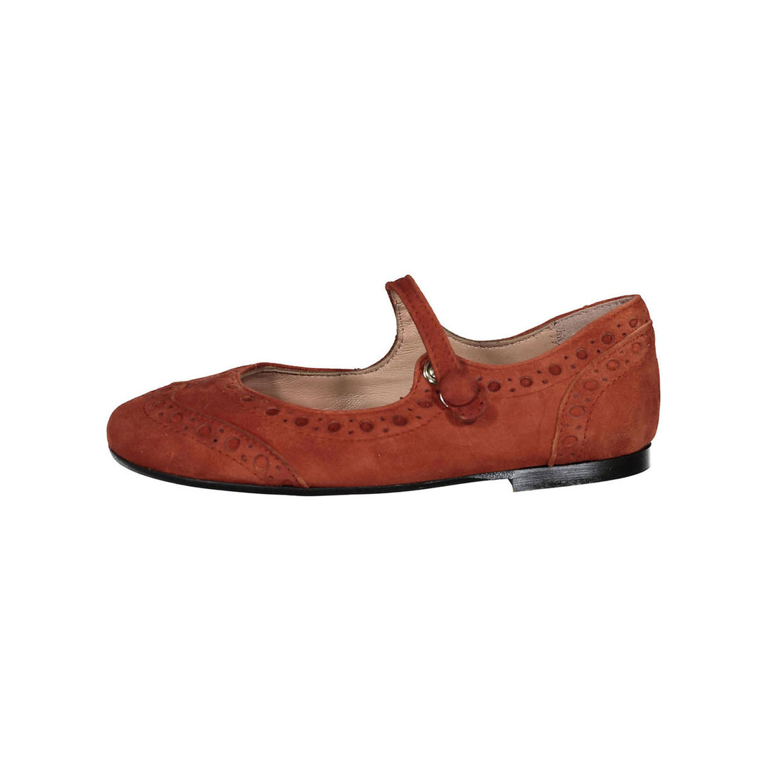Papanatas Autumn Suede Wingtip Mary Janes