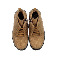 Papanatas Camel Fuzzy Mohair Booties