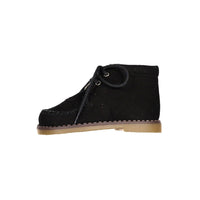 Papanatas Black Suede Moc Baby Bootie