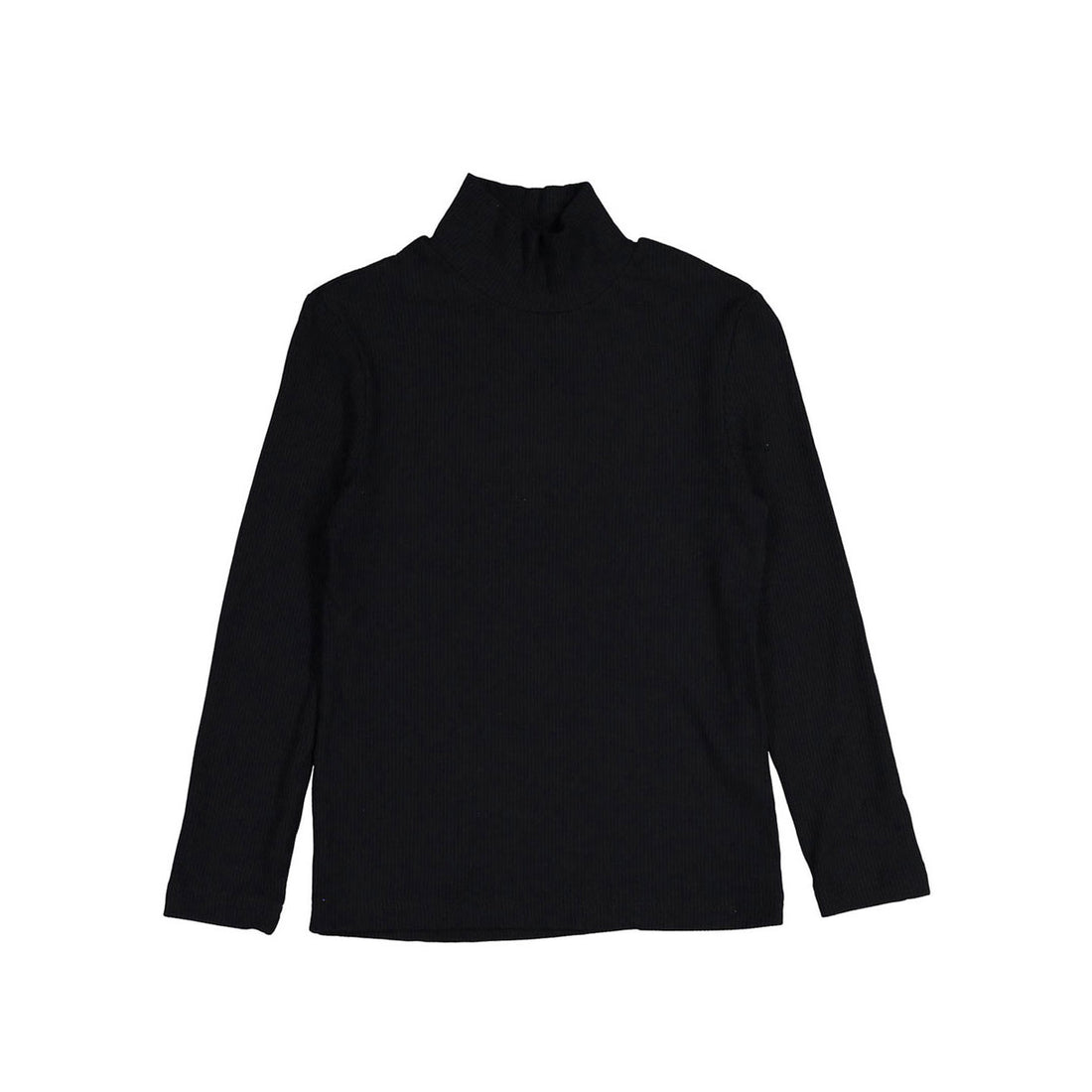 Rowe Black Ribbed Turtleneck