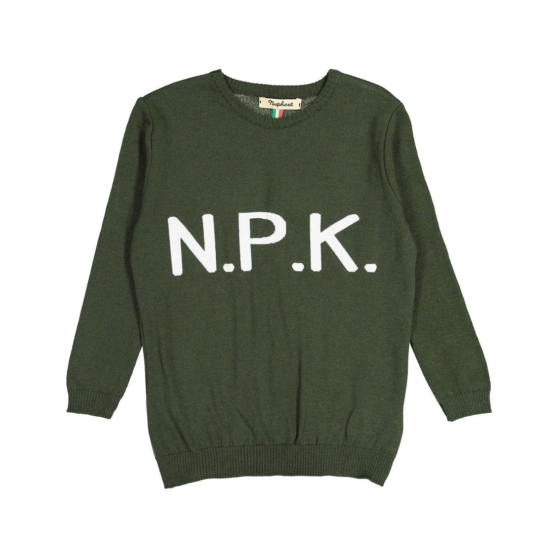 Nupkeet Green Aurelio Knitted Pullover