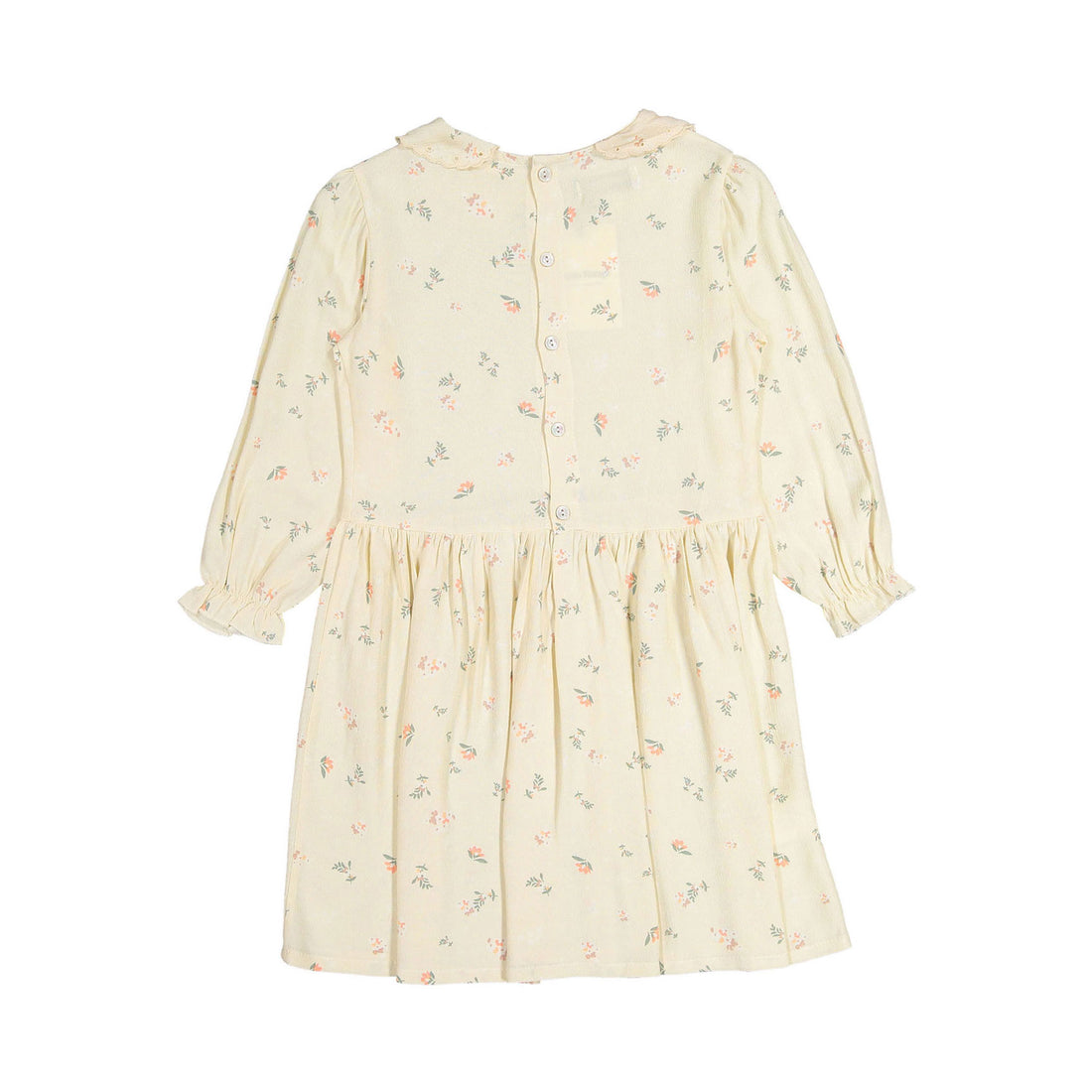 Tocoto Vintage Cream Mini Flowers Print Dress