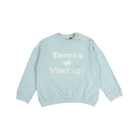Tocoto Vintage Green Logo Baby Sweatshirt