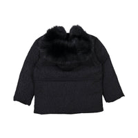 Pamplemousse Embossed Floral Mia Coat