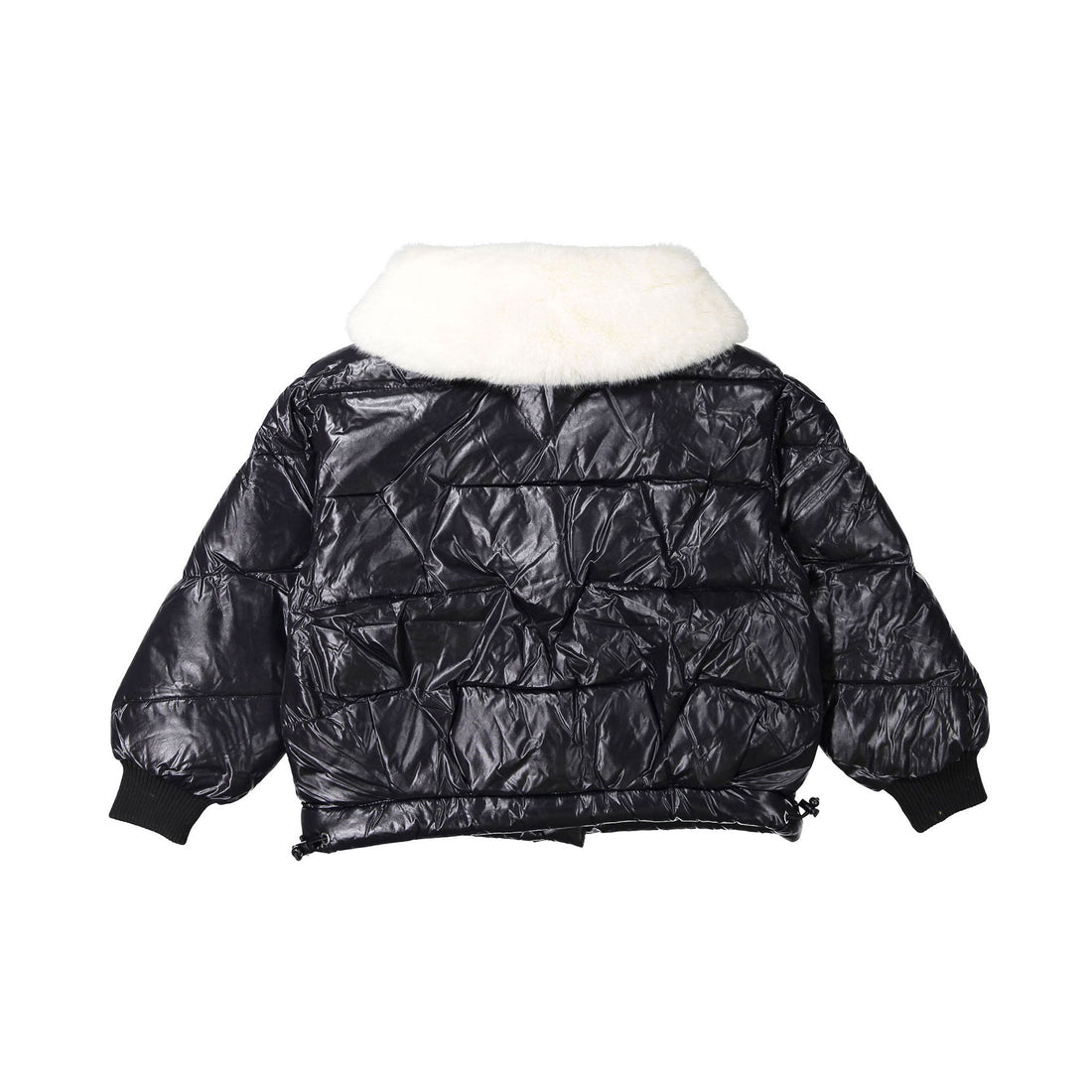 Vierra Rose Black Soho Fur Collar Jacket