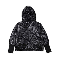 Vierra Rose Shiny Black Killer Quilted Jacket