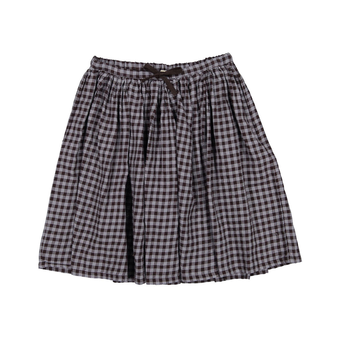MarMar Copenhagen Espresso Check Sillie Long Skirt