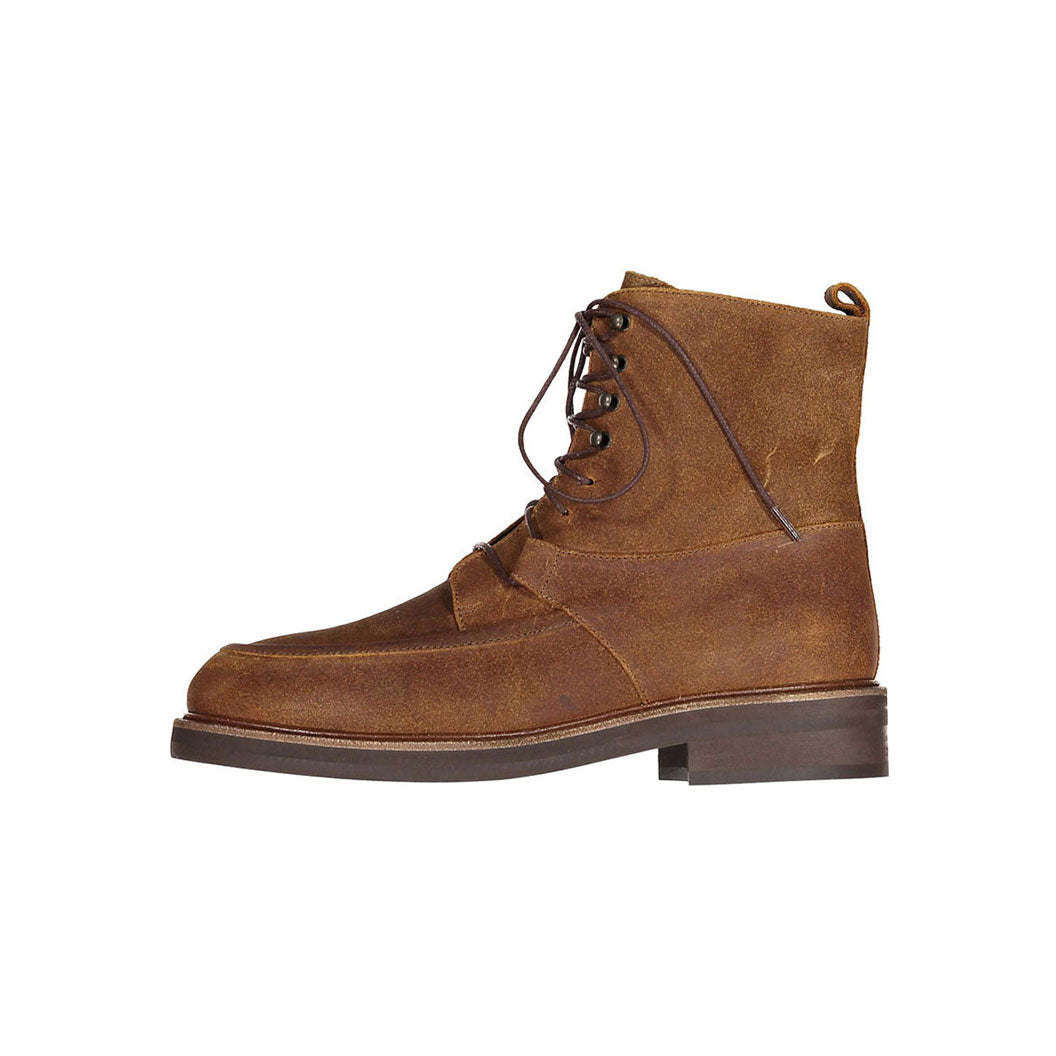Soeur Cognac Ralph Lace Bootie