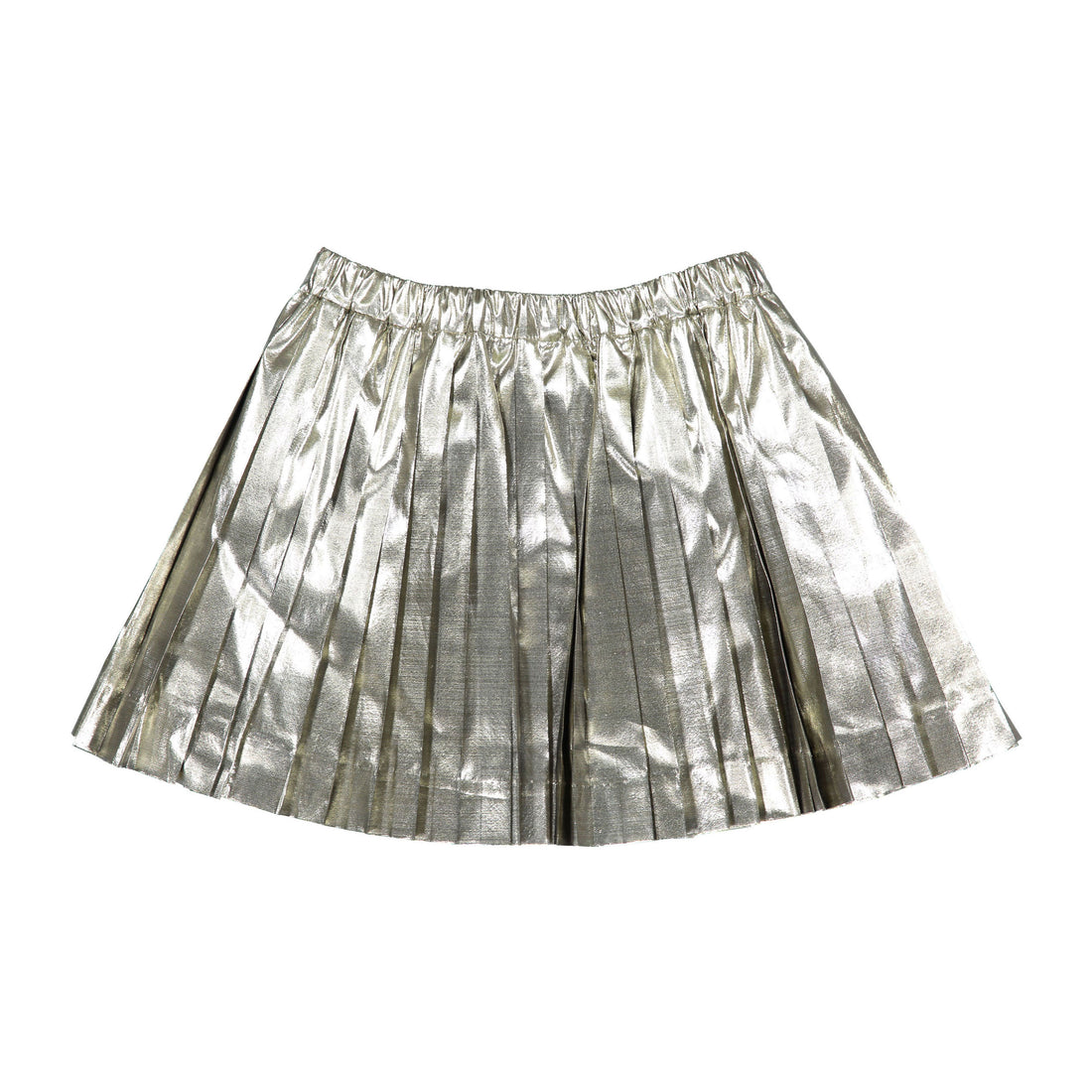 Bonpoint Gold Pleated Skirt