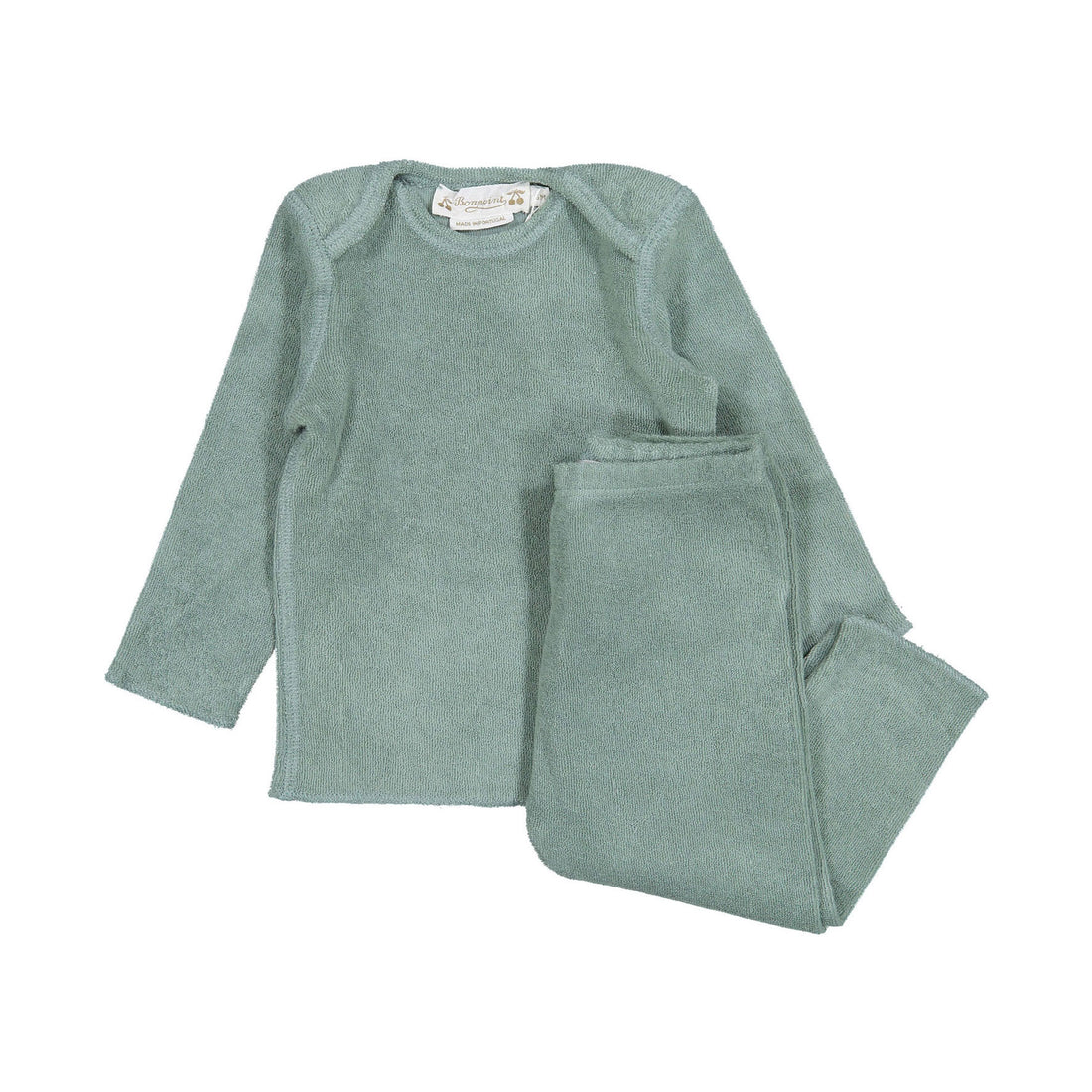 Bonpoint Green-Grey Floral Ensemble
