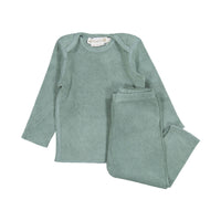 Bonpoint Green-Grey Floral Ensemble
