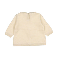 Bonpoint Naturel Cashmere Baby Sweater