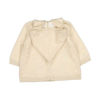 Bonpoint Naturel Cashmere Baby Sweater