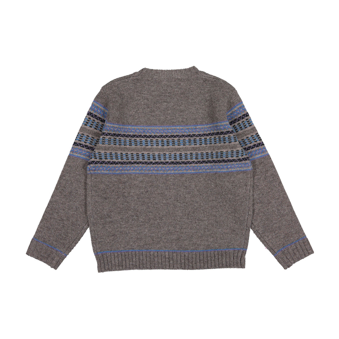 Bonpoint Brown Jacquard Bicente Pullover