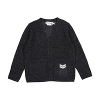 Bonpoint Grey Speckled Tilian Cardigan