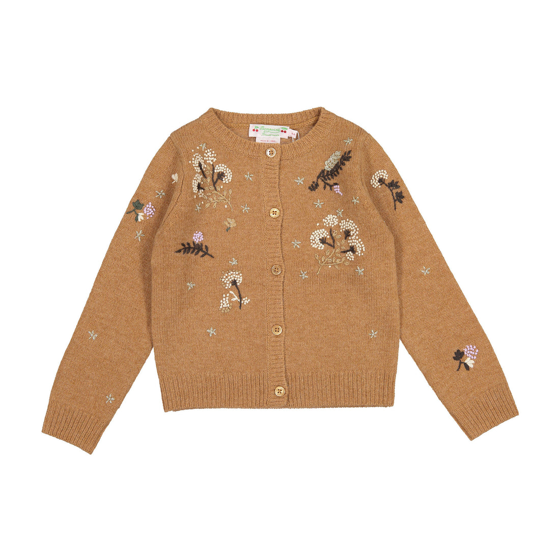 Bonpoint Hazelnut Beaded Toesie Cardigan