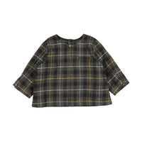 Bonpoint Khaki Plaid Baby Gauguin Tunic