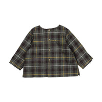 Bonpoint Khaki Plaid Baby Gauguin Tunic