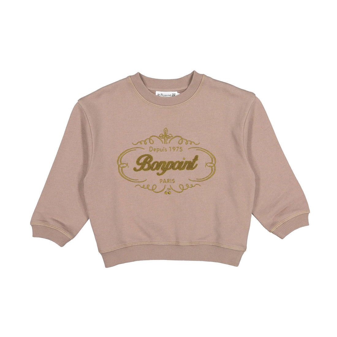 Bonpoint Ice Brown Logo Tonino Sweatshirt