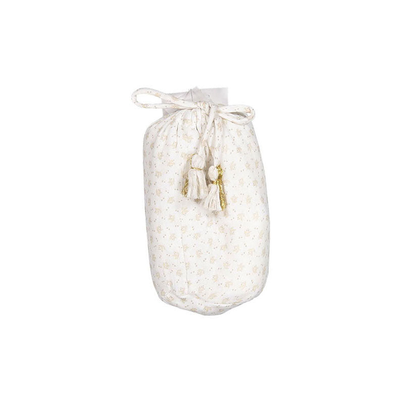 Bonpoint Beige Floral Swaddle