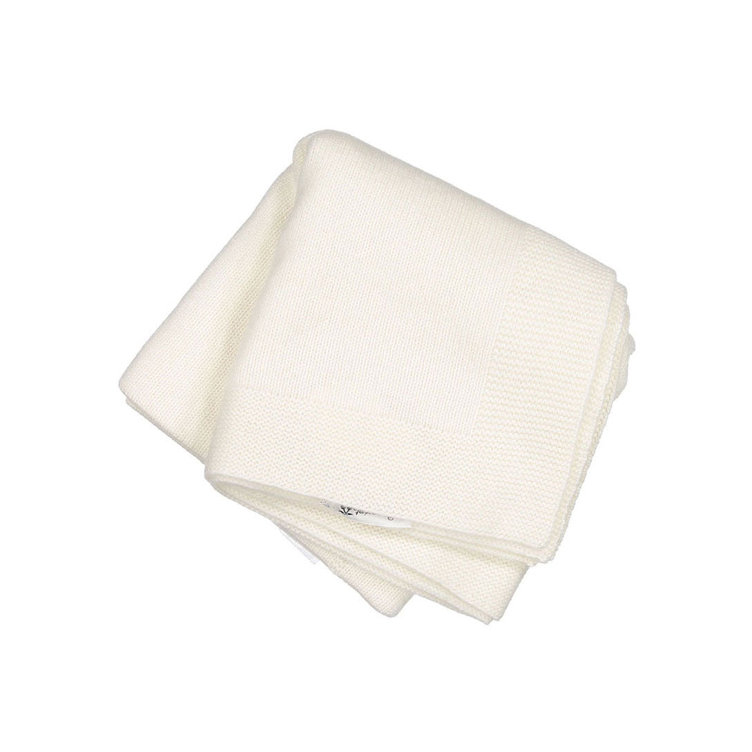 Bonpoint White Cherry Permanent Blanket