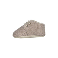Bonpoint Taupe Wool Baby Shoes