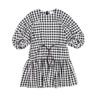 Unlabel Black/Milk Check Cloud Dress