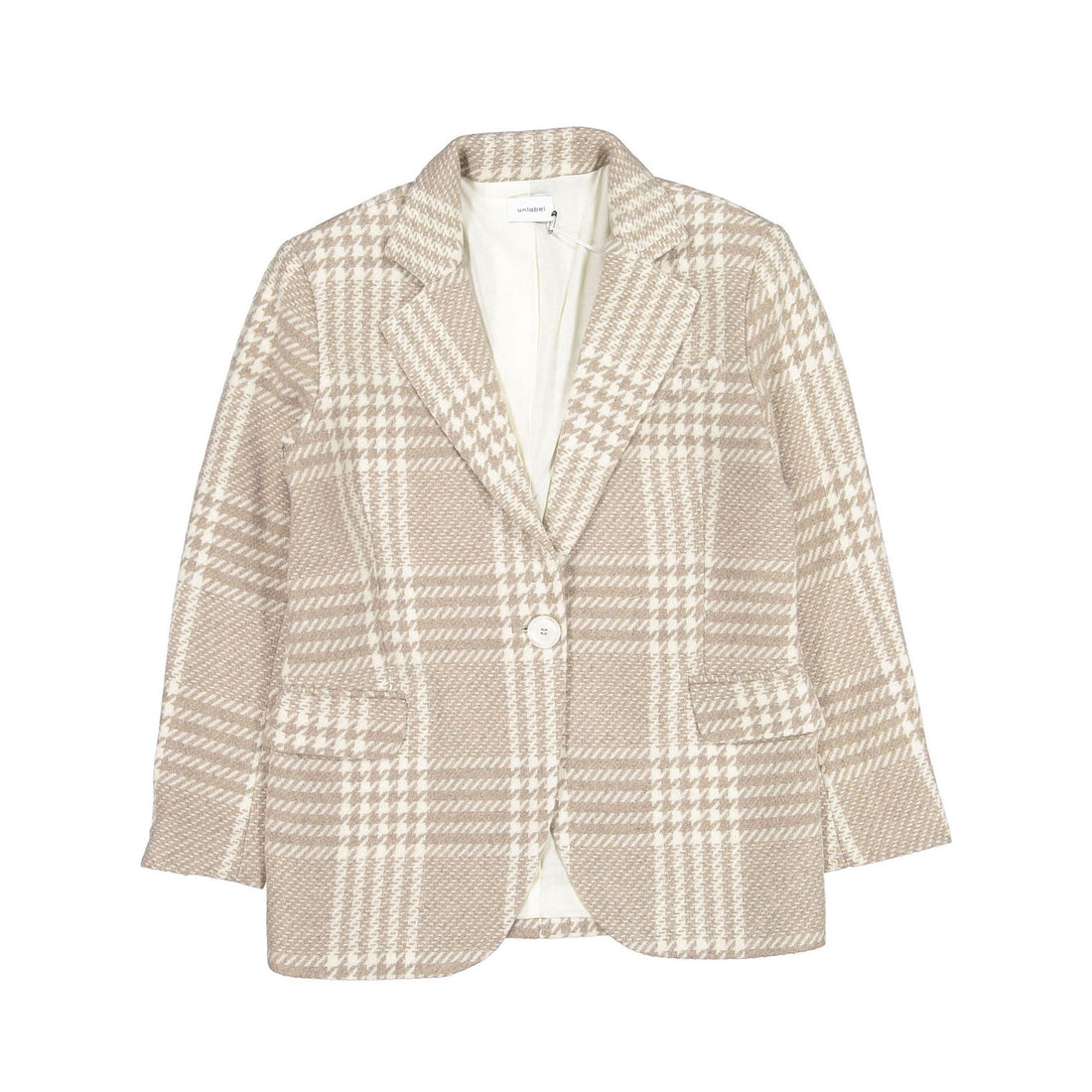 Unlabel Milk/Sand Square Rock Blazer