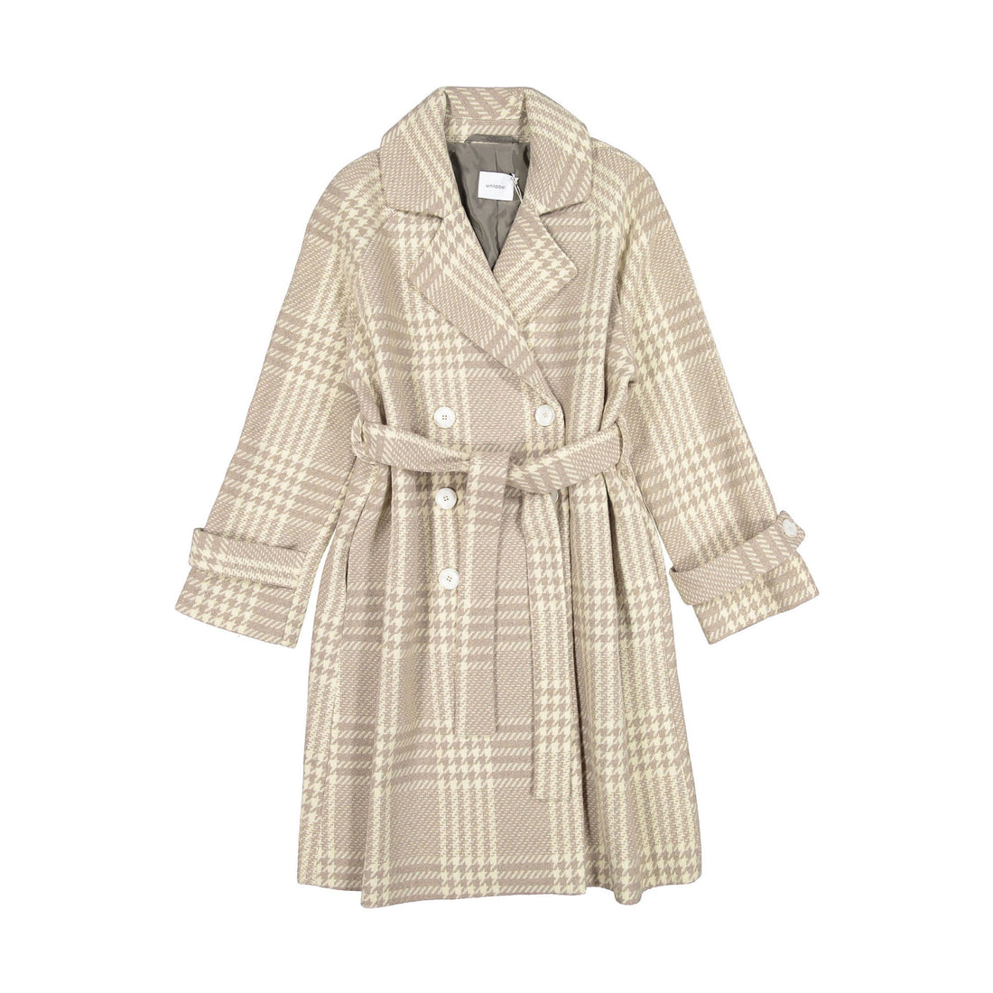 Unlabel Milk/Sand Square Sand Coat