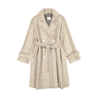 Unlabel Milk/Sand Square Sand Coat