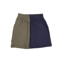 WYNKEN Horizon Track Skirt - Olive/Navy