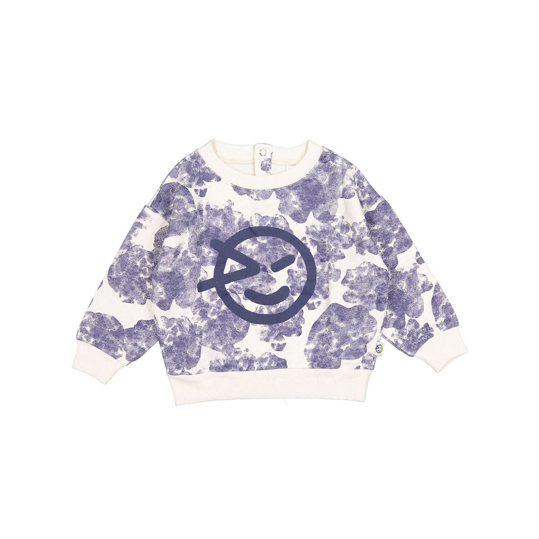 WYNKEN Baby Cumulo Wynken Sweat - Milk/Soft Navy