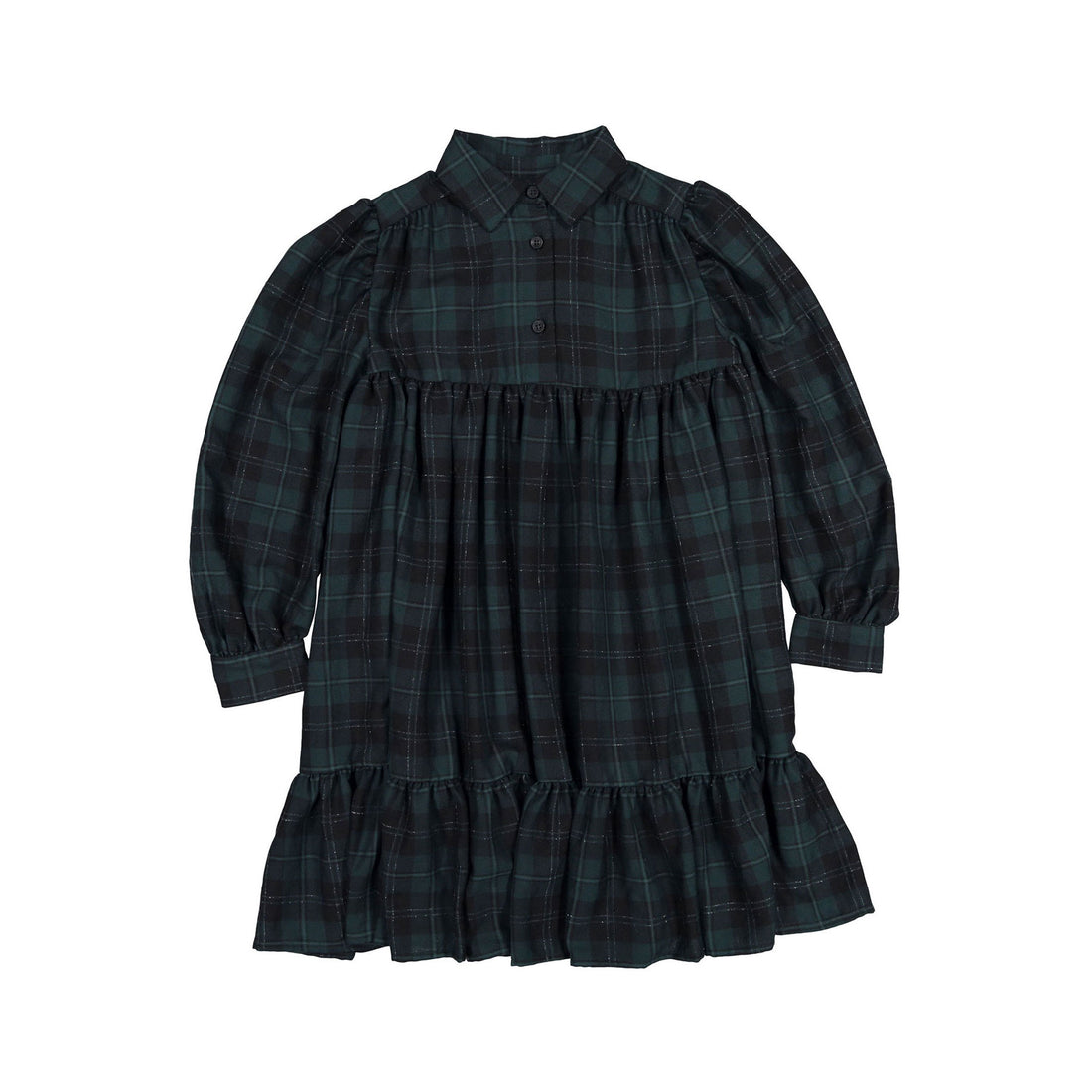 Unlabel Bottle Green Square Cosmos  Dress