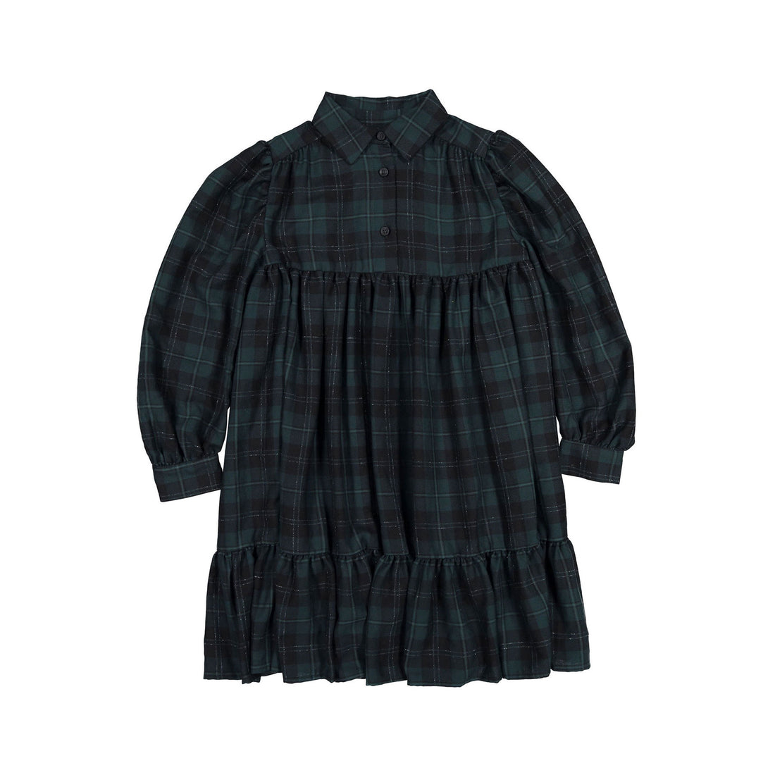 Unlabel Bottle Green Square Cosmos  Dress